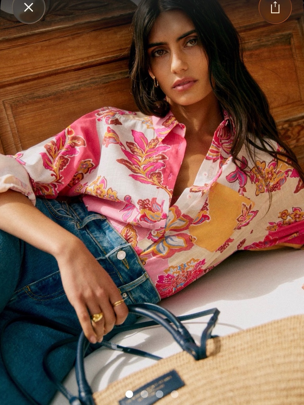 SÉZANE Max Shirt in Loma 38